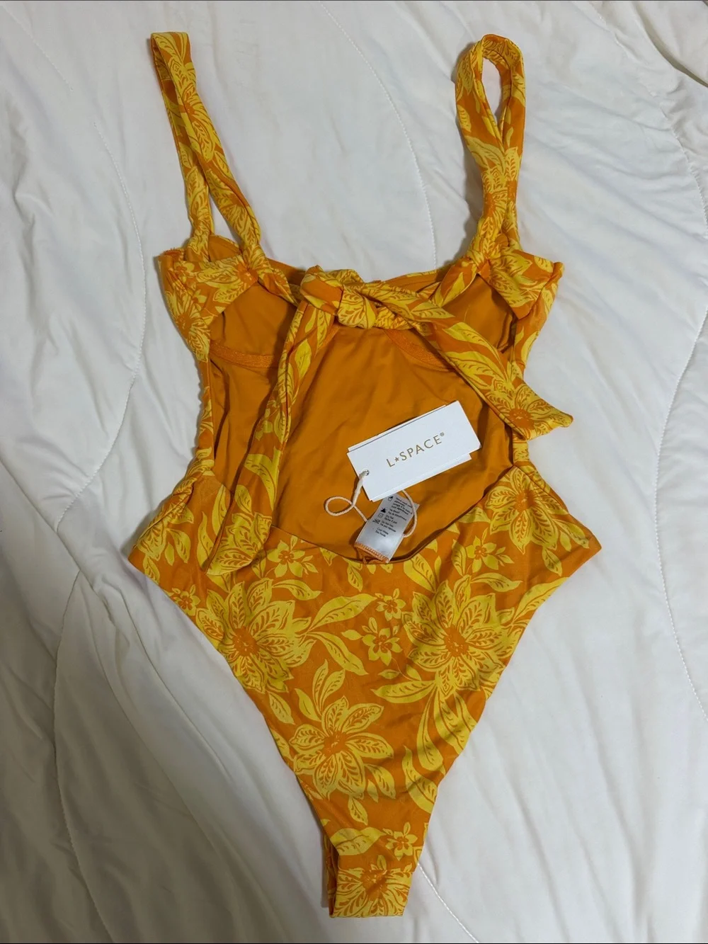 L*space Floral One-Piece Swimsuit XS - Picture 3 of 3